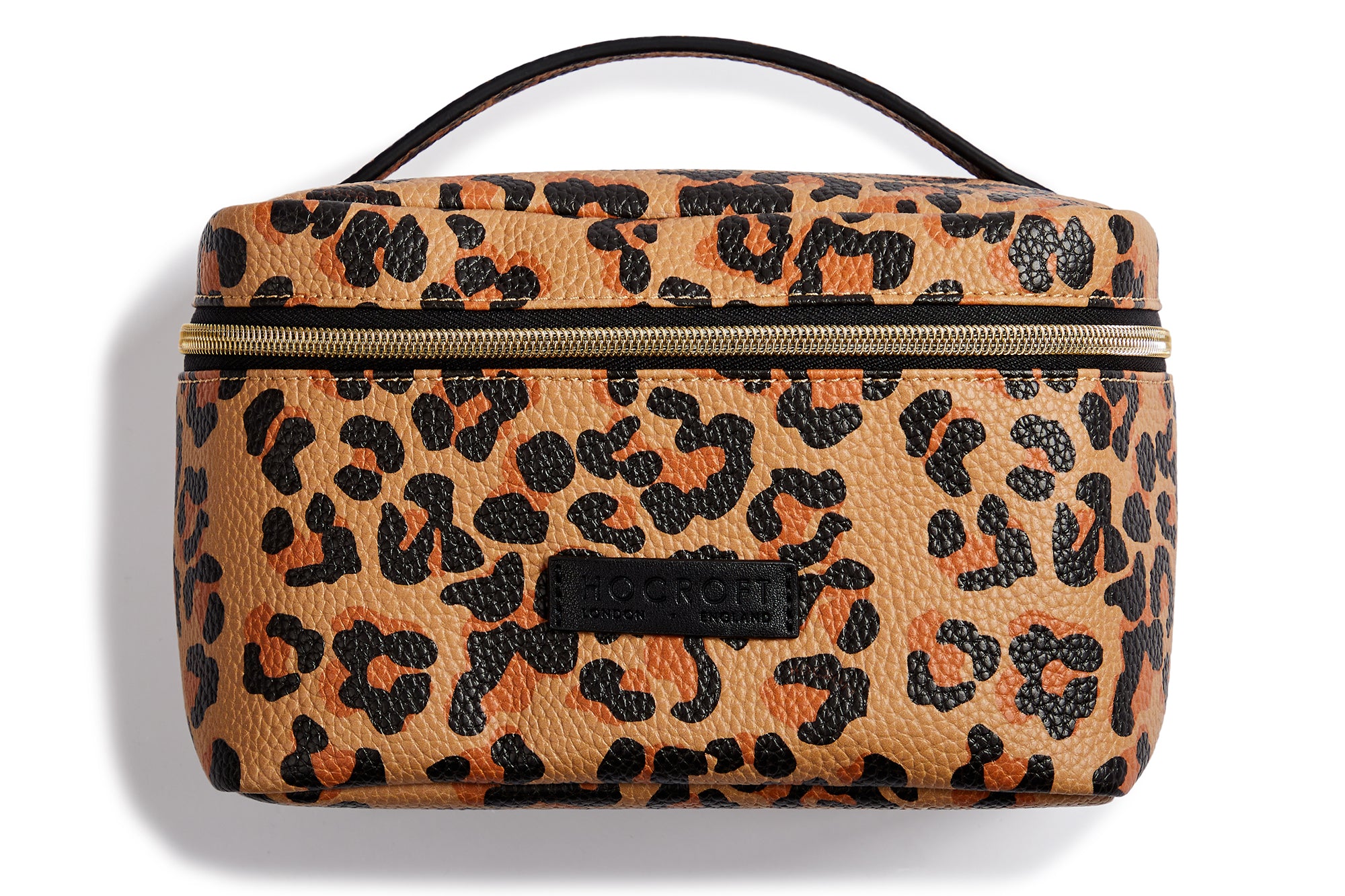 Leopard print vanity case hot sale